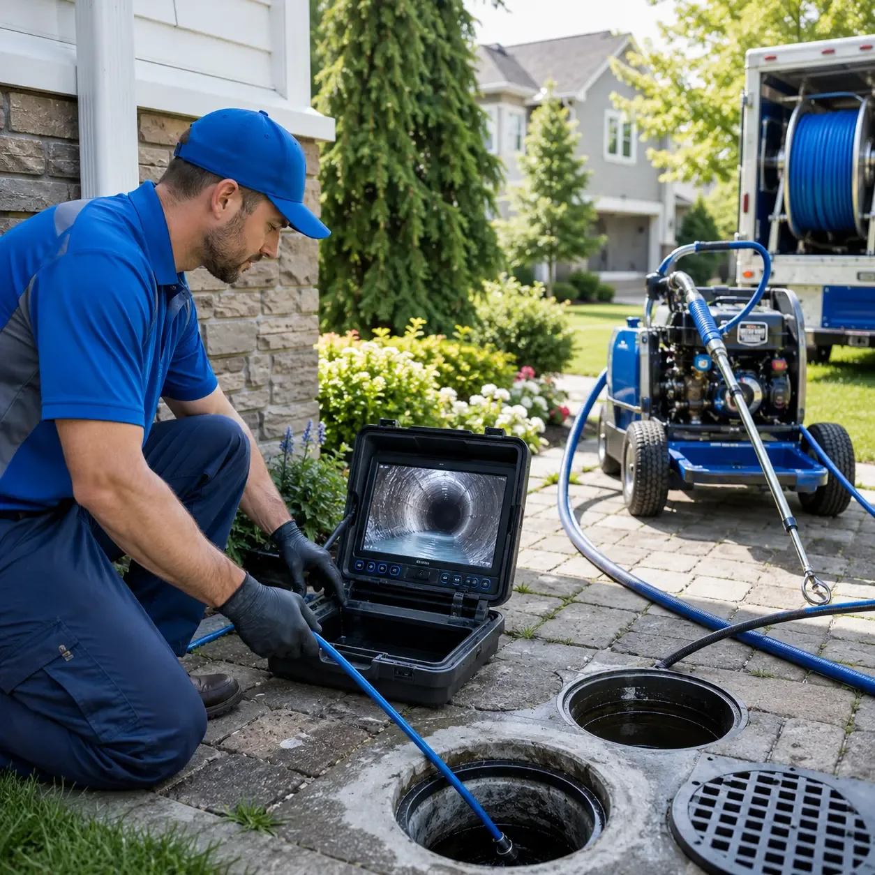 Outdoor drain cleaning professionals serving Harris, IA