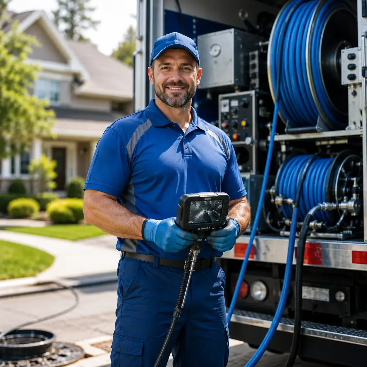 Local outdoor drain cleaning specialists in Harris, IA